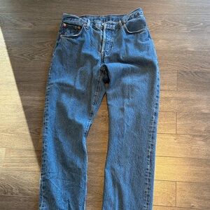 Levi's Woman Straight Blue Jeans